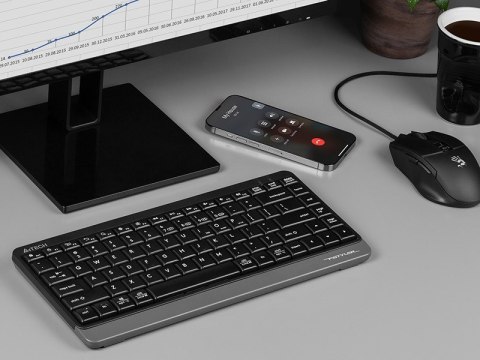 A4TECH KLAWIATURA BEZPRZEWODOWA FSTYLER FBK11 2.4GHZ + BT GREY A4TKLA47124 A4TECH KLAWIATURA BEZPRZEWODOWA FSTYLER FBK11 2.4GHZ + BT GREY A4TKLA47124