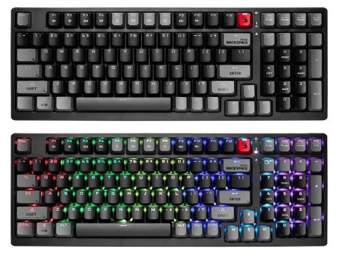 A4TECH KLAWIATURA PRZEWODOWA MECHANICZNA S98 SPORTS RED (BLMS RED SWITCHES) A4TKLA47261 A4TECH KLAWIATURA PRZEWODOWA MECHANICZNA S98 SPORTS RED (BLMS RED SWITCHES) A4TKLA47261