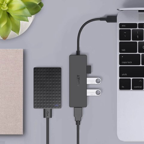 AUKEY CB-C64 HUB USB-C SLIM 4XUSB 3.1 5GBPS OTB AUKEY CB-C64 HUB USB-C SLIM 4XUSB 3.1 5GBPS OTB