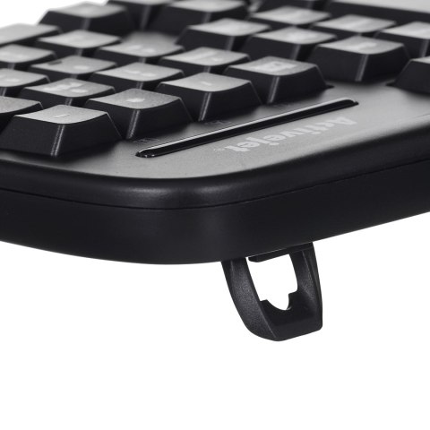 Activejet K-3113 Klawiatura przewodowa membranowa (USB 2.0; (US); kolor czarny) 432 x 174 x 24 mm Activejet K-3113 Klawiatura przewodowa membranowa (USB 2.0; (US); kolor czarny) 432 x 174 x 24 mm