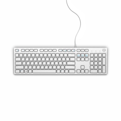DELL Keyboard : US-Euro (Qwerty) Dell KB216 Quietkey USB, White DELL Keyboard : US-Euro (Qwerty) Dell KB216 Quietkey USB, White