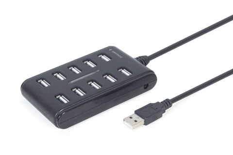 GEMBIRD HUB USB 2.0 10-PORTOWY, CZARNY GEMBIRD HUB USB 2.0 10-PORTOWY, CZARNY