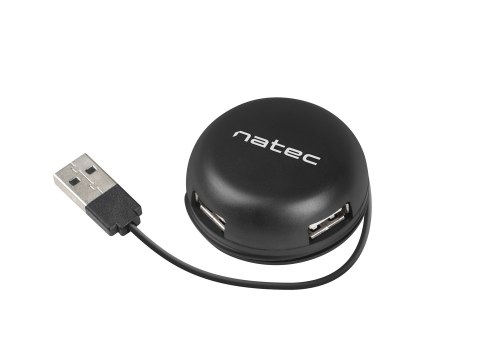 Hub NATEC Bumblebee NHU-1330 (4x USB 2.0; kolor czarny) Hub NATEC Bumblebee NHU-1330 (4x USB 2.0; kolor czarny)