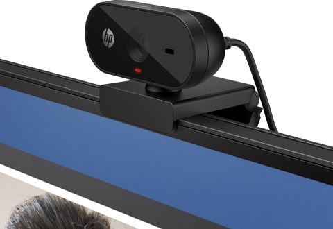 Kamera internetowa HP 320 Full HD USB czarna 53X26AA Kamera internetowa HP 320 Full HD USB czarna 53X26AA