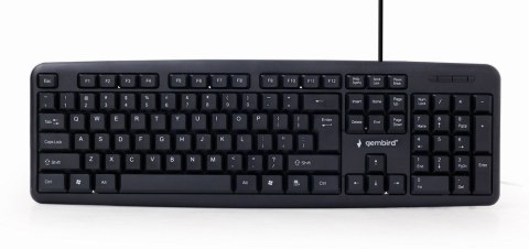 Klawiatura GEMBIRD KB-U-103-RU (USB 2.0; (US); kolor czarny) Klawiatura GEMBIRD KB-U-103-RU (USB 2.0; (US); kolor czarny)