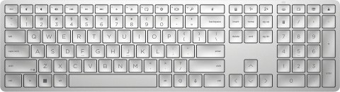 Klawiatura HP 970 Programmable Wireless Keyboard bezprzewodowa srebrna 3Z729AA Klawiatura HP 970 Programmable Wireless Keyboard bezprzewodowa srebrna 3Z729AA