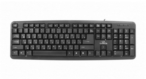 Klawiatura TITANUM TKR101 (USB 2.0; (RU); kolor czarny) Klawiatura TITANUM TKR101 (USB 2.0; (RU); kolor czarny)
