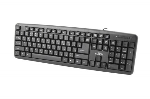 Klawiatura TITANUM TKR101 (USB 2.0; (RU); kolor czarny) Klawiatura TITANUM TKR101 (USB 2.0; (RU); kolor czarny)