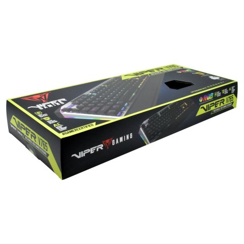 Klawiatura mechaniczna Patriot Memory V765 RGB PV765MBWUXMGM (USB 2.0; kolor srebrny) Klawiatura mechaniczna Patriot Memory V765 RGB PV765MBWUXMGM (USB 2.0; kolor srebrny)