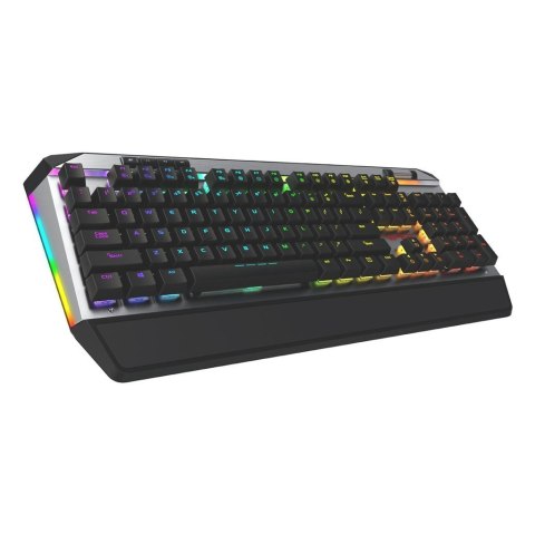 Klawiatura mechaniczna Patriot Memory V765 RGB PV765MBWUXMGM (USB 2.0; kolor srebrny) Klawiatura mechaniczna Patriot Memory V765 RGB PV765MBWUXMGM (USB 2.0; kolor srebrny)