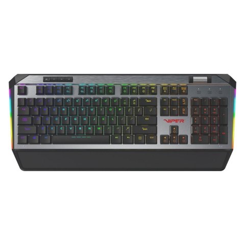 Klawiatura mechaniczna Patriot Memory V765 RGB PV765MBWUXMGM (USB 2.0; kolor srebrny) Klawiatura mechaniczna Patriot Memory V765 RGB PV765MBWUXMGM (USB 2.0; kolor srebrny)