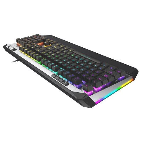 Klawiatura mechaniczna Patriot Memory V765 RGB PV765MBWUXMGM (USB 2.0; kolor srebrny) Klawiatura mechaniczna Patriot Memory V765 RGB PV765MBWUXMGM (USB 2.0; kolor srebrny)