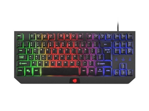 Klawiatura membranowa NATEC Fury Hurricane TKL NFU-1238 (USB 2.0; (US); kolor czarny) Klawiatura membranowa NATEC Fury Hurricane TKL NFU-1238 (USB 2.0; (US); kolor czarny)