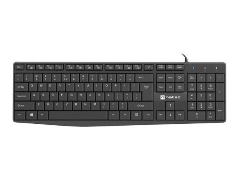 NATEC KLAWIATURA NAUTILUS US SLIM CZARNA NKL-1950 NATEC KLAWIATURA NAUTILUS US SLIM CZARNA NKL-1950