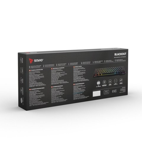 SAVIO KLAWIATURA MECHANICZNA BROWN OUTEMU BLACKOUT SAVIO KLAWIATURA MECHANICZNA BROWN OUTEMU BLACKOUT
