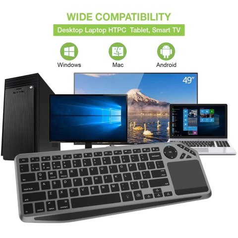 TECHLY BEZPRZEWODOWA KLAWIATURA DUALNA BT/RF TOUCH TECHLY BEZPRZEWODOWA KLAWIATURA DUALNA BT/RF TOUCH