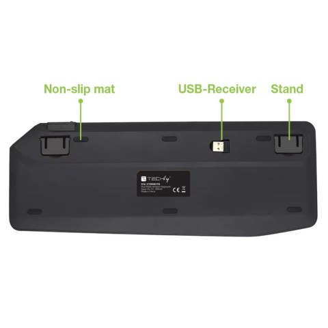 TECHLY BEZPRZEWODOWA KLAWIATURA DUALNA BT/RF TOUCH TECHLY BEZPRZEWODOWA KLAWIATURA DUALNA BT/RF TOUCH