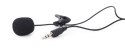 GEMBIRD MIKROFON MIC-C-01 CLIP-ON 3.5MM CZARNY