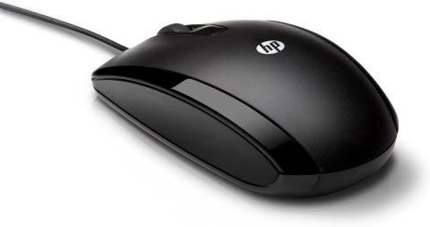 Mysz HP X500 Wired Mouse Black przewodowa czarna E5E76AA Mysz HP X500 Wired Mouse Black przewodowa czarna E5E76AA