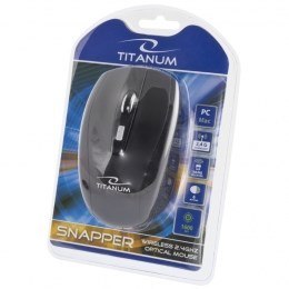 Mysz TITANUM Snapper 6D TM105K (optyczna; 1600 DPI; kolor czarny) Mysz TITANUM Snapper 6D TM105K (optyczna; 1600 DPI; kolor czarny)