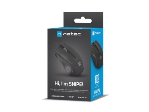 NATEC MYSZ SNIPE 1200DPI 1.8M NMY-2020 NATEC MYSZ SNIPE 1200DPI 1.8M NMY-2020