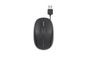 Mysz Kensington Pro Fit ze zwijanym kablem, czarna