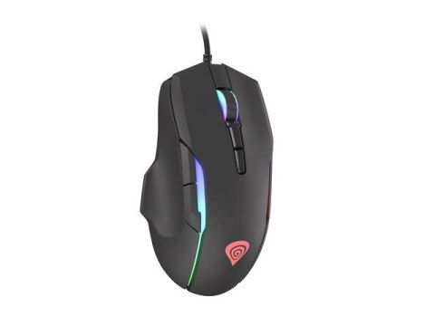 Mysz NATEC Genesis Xenon 220 RGB NMG-1572 (optyczna; 6400 DPI; kolor czarny) Mysz NATEC Genesis Xenon 220 RGB NMG-1572 (optyczna; 6400 DPI; kolor czarny)