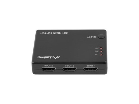 LANBERG SWITCH VIDEO 3X HDMI + PORT MICRO USB SWV-HDMI-0003 LANBERG SWITCH VIDEO 3X HDMI + PORT MICRO USB SWV-HDMI-0003