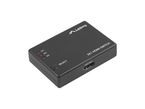 LANBERG SWITCH VIDEO 3X HDMI + PORT MICRO USB SWV-HDMI-0003 LANBERG SWITCH VIDEO 3X HDMI + PORT MICRO USB SWV-HDMI-0003