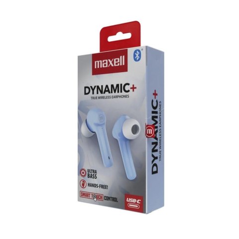 MAXELL DYNAMIC+ Słuchawki bezprzewodowe niebieskie MAXELL DYNAMIC+ Słuchawki bezprzewodowe niebieskie