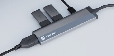 NATEC MULTIPORT FOWLER SLIM USB-C->HUB USB 3.0 X2, HDMI 4K, USB-C PD NMP-1984 NATEC MULTIPORT FOWLER SLIM USB-C->HUB USB 3.0 X2, HDMI 4K, USB-C PD NMP-1984