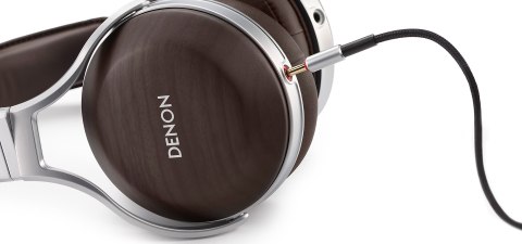 Słuchawki Denon AH-D5200 brązowo srebrne Słuchawki Denon AH-D5200 brązowo srebrne