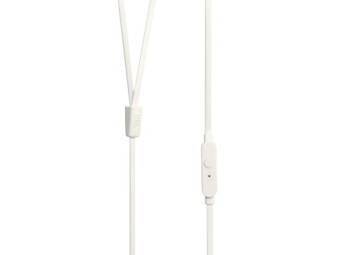 Słuchawki JBL T110 (biały, z mikrofonem) Słuchawki JBL T110 (biały, z mikrofonem)