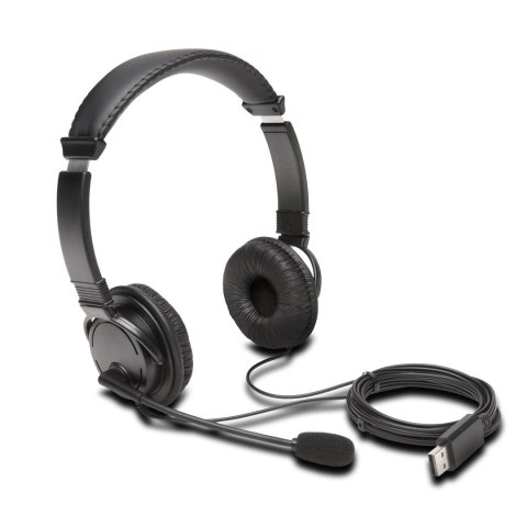 Słuchawki Kensington USB-A Hi-Fi z mikrofonem przewodowe Słuchawki Kensington USB-A Hi-Fi z mikrofonem przewodowe