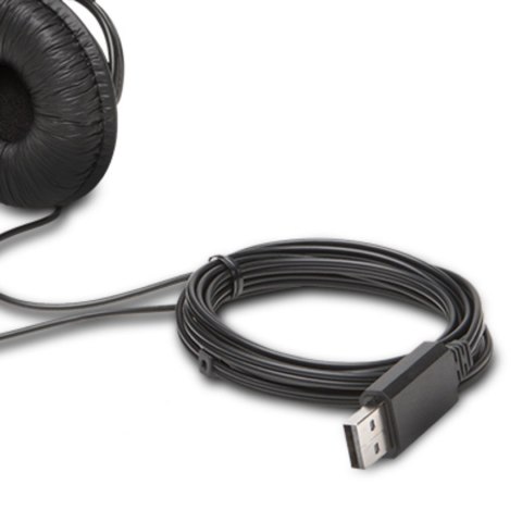 Słuchawki Kensington USB-A Hi-Fi z mikrofonem przewodowe Słuchawki Kensington USB-A Hi-Fi z mikrofonem przewodowe