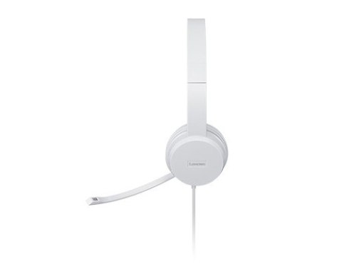 Słuchawki Lenovo 110 USB, jasnoszare Słuchawki Lenovo 110 USB, jasnoszare