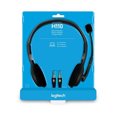 Słuchawki Logitech H110 981-000271 (kolor szary) Słuchawki Logitech H110 981-000271 (kolor szary)