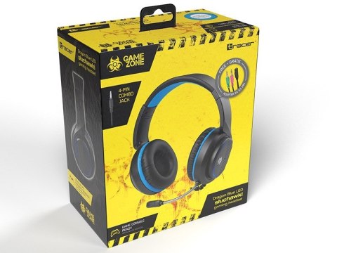 TRACER SŁUCHAWKI PRZEWODOWE GAMEZONE DRAGON BLUE LED TRASLU46621 TRACER SŁUCHAWKI PRZEWODOWE GAMEZONE DRAGON BLUE LED TRASLU46621