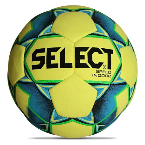 Piłka nożna halowa Select Hala Speed Indoor 4 2018 żółto-niebieska rozm. 4 16537 Piłka nożna halowa Select Hala Speed Indoor 4 2018 żółto-niebieska rozm. 4 16537