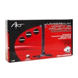 Uchwyt sufitowy do projektora ART P-102B (400 mm - 620 mm; 15 kg; kolor czarny)