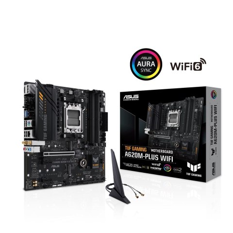 Płyta główna ASUS TUF GAMING A620M-PLUS WIFI (WYPRZEDAŻ) Płyta główna ASUS TUF GAMING A620M-PLUS WIFI (WYPRZEDAŻ)