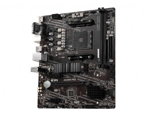 Płyta główna MSI A520M PRO AM4 2DDR4 Płyta główna MSI A520M PRO AM4 2DDR4