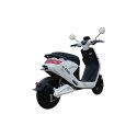 Skuter elektryczny E-MIO Agile biały moc 2000W, prędkość 45 km/h, zasięg 60 km + kufer