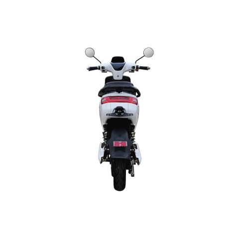 Skuter elektryczny E-MIO Agile biały moc 2000W, prędkość 45 km/h, zasięg 60 km + kufer Skuter elektryczny E-MIO Agile biały moc 2000W, prędkość 45 km/h, zasięg 60 km + kufer