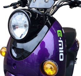 Skuter elektryczny E-MIO Destina fioletowy moc 2000W, prędkość 45 km/h, zasięg 50 km