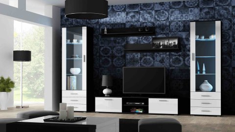 Półka 125cm (2szt) SOHO czarny mat Półka 125cm (2szt) SOHO czarny mat