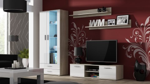 Półka 125cm (2szt) SOHO dąb sonoma mat Półka 125cm (2szt) SOHO dąb sonoma mat