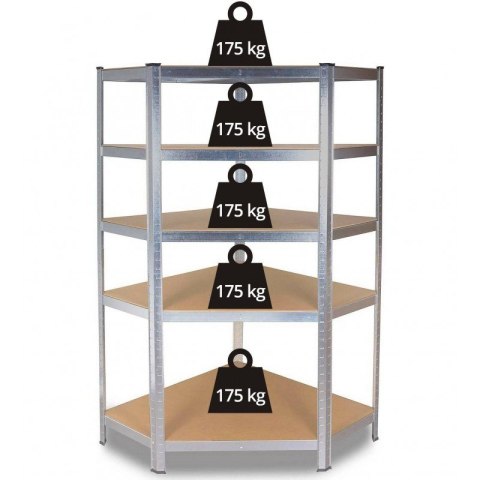 REGAŁ MAGAZYNOWY NAROŻNY METALOWY GC9030 30cm REGAŁ MAGAZYNOWY NAROŻNY METALOWY GC9030 30cm