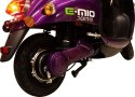 Skuter elektryczny E-MIO Destina fioletowy moc 2000W, prędkość 45 km/h, zasięg 50 km + kufer