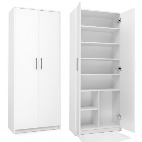 Szafa aktowa OLIV 2D 74x35xH180 biały Szafa aktowa OLIV 2D 74x35xH180 biały